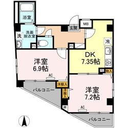 ランズ池袋の物件間取画像